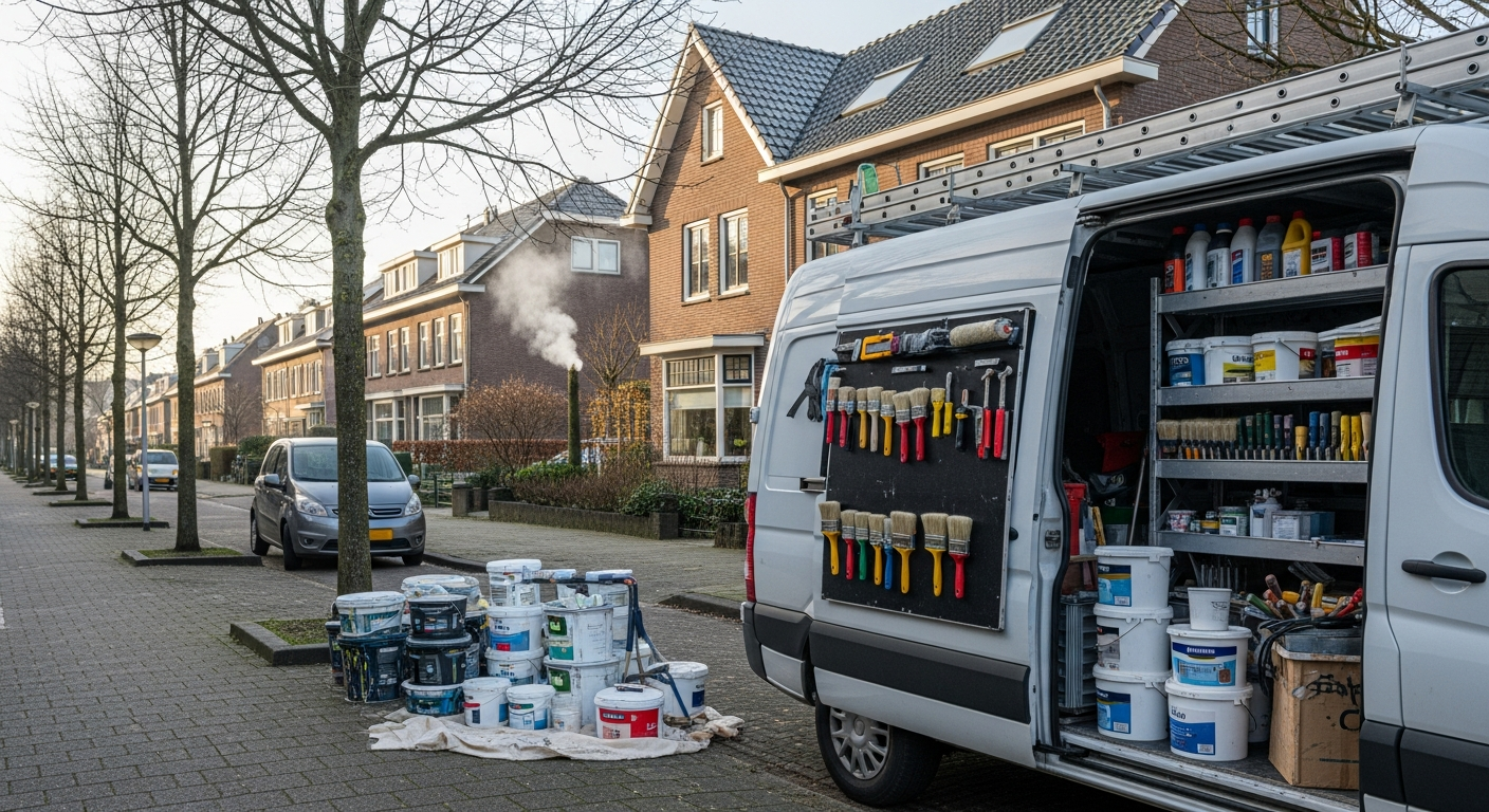 De winterdip als schilder overbruggen: zo houd je opdrachten in het laagseizoen